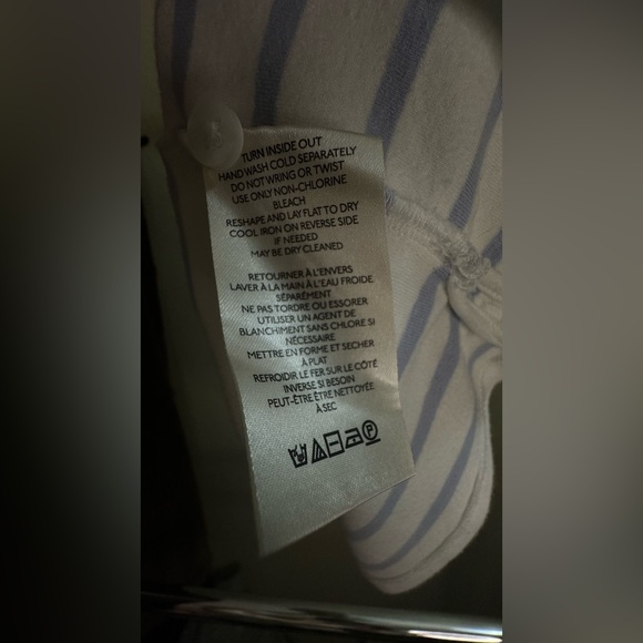 Anthropologie Maeve Striped Graphic Cropped Tank - Picture 5 of 7